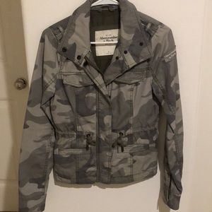 Abercrombie Twill Camo Jacket